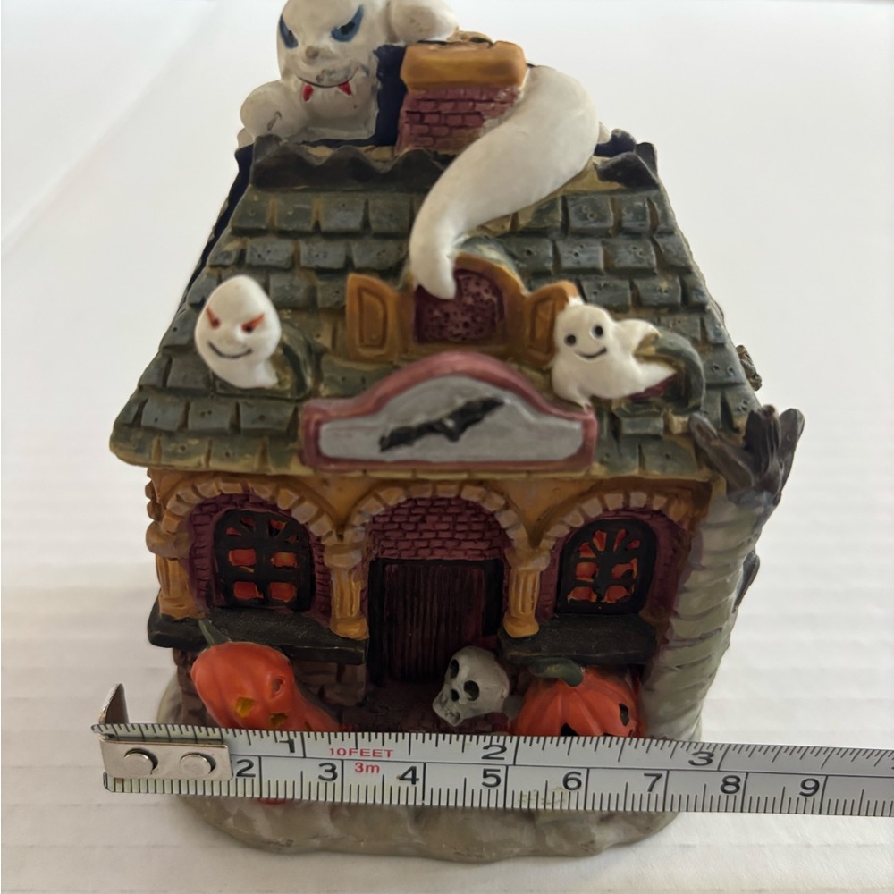 Vintage Halloween decor haunted house ghosts